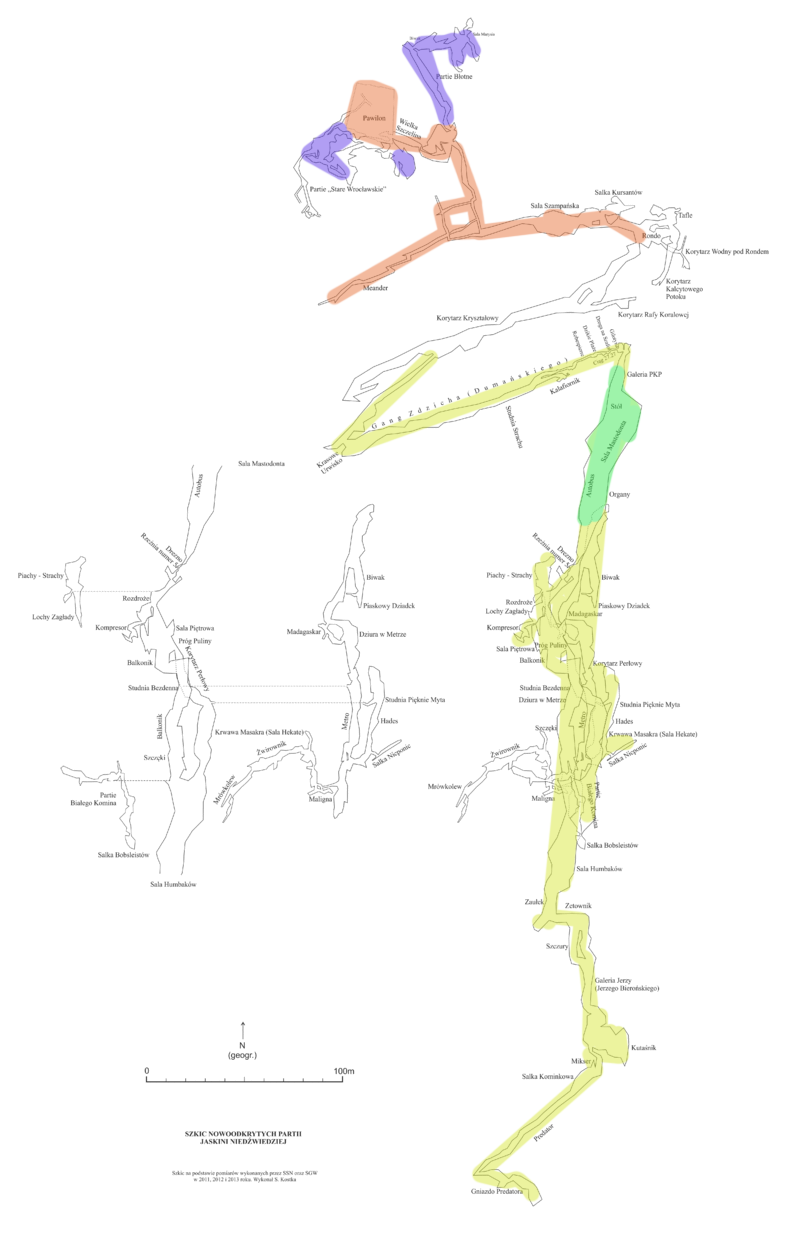 Plan jaskini niedźwiedziej
